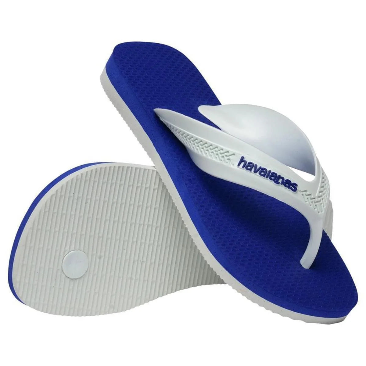 Chinelo Havaianas Infantil Max Azul Naval Branco