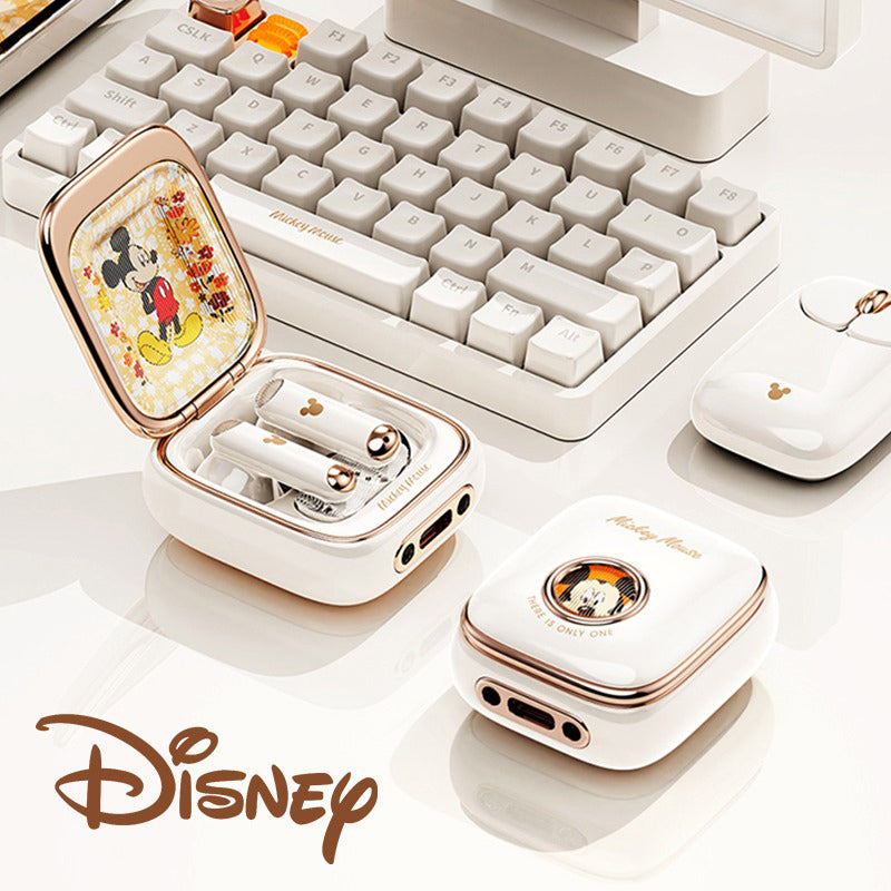 Fones de Ouvido Mickey e Minnie Lux TWS Bluetooth 5.2 Sem Fios Disney