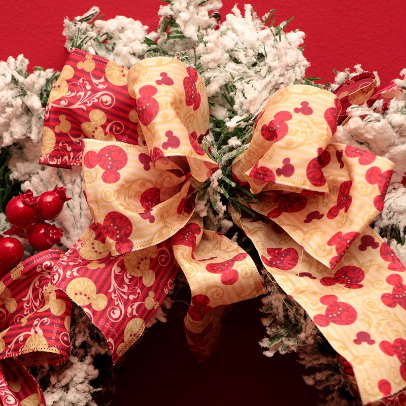 Guirlanda de Natal Mickey Mouse Vitoriano 55 cm