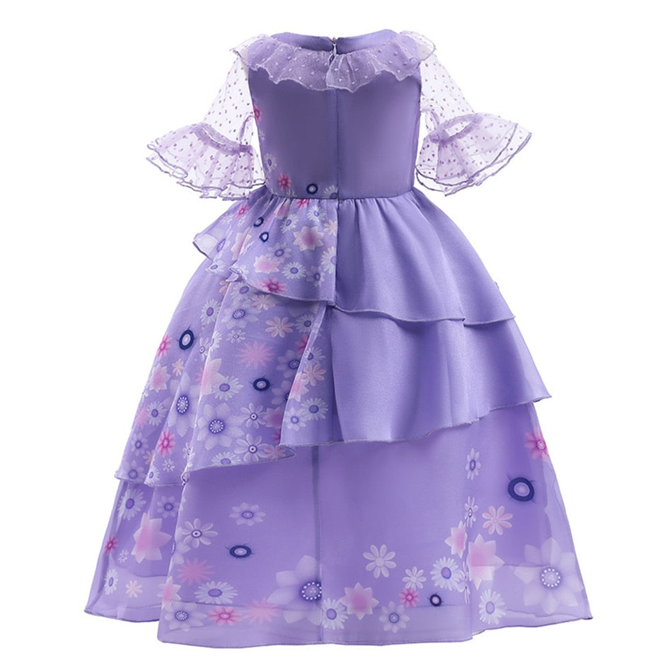 Fantasia Infantil Isabela Encanto Cosplay