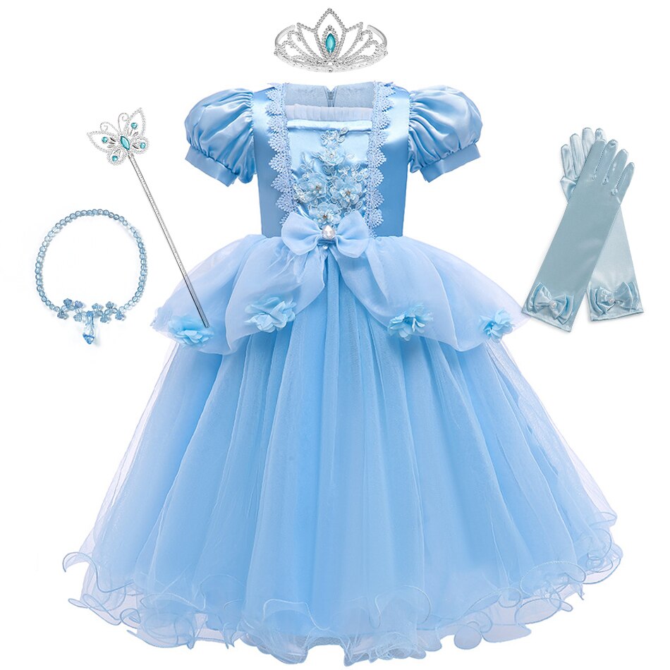 Fantasia Infantil Cinderela Luxo Cosplay