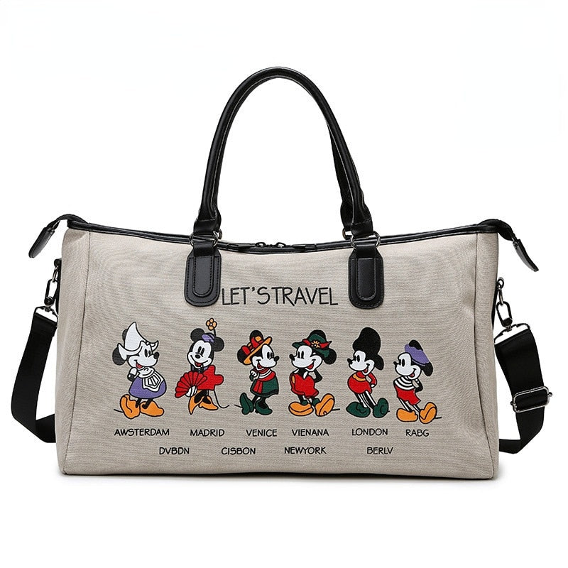 Bolsa de Viagem Let´s Travel Mickey Tam G