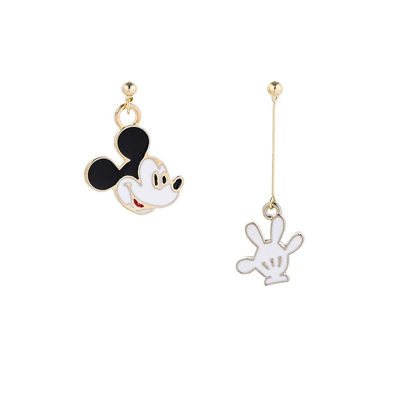 Mickey Head and Hand Earrings