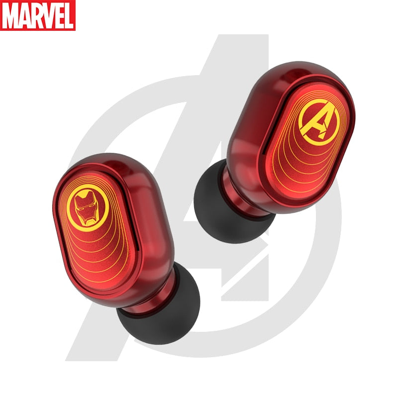 Fones de Ouvido Avengers Marvel TWS Bluetooth 5.0 Sem Fios