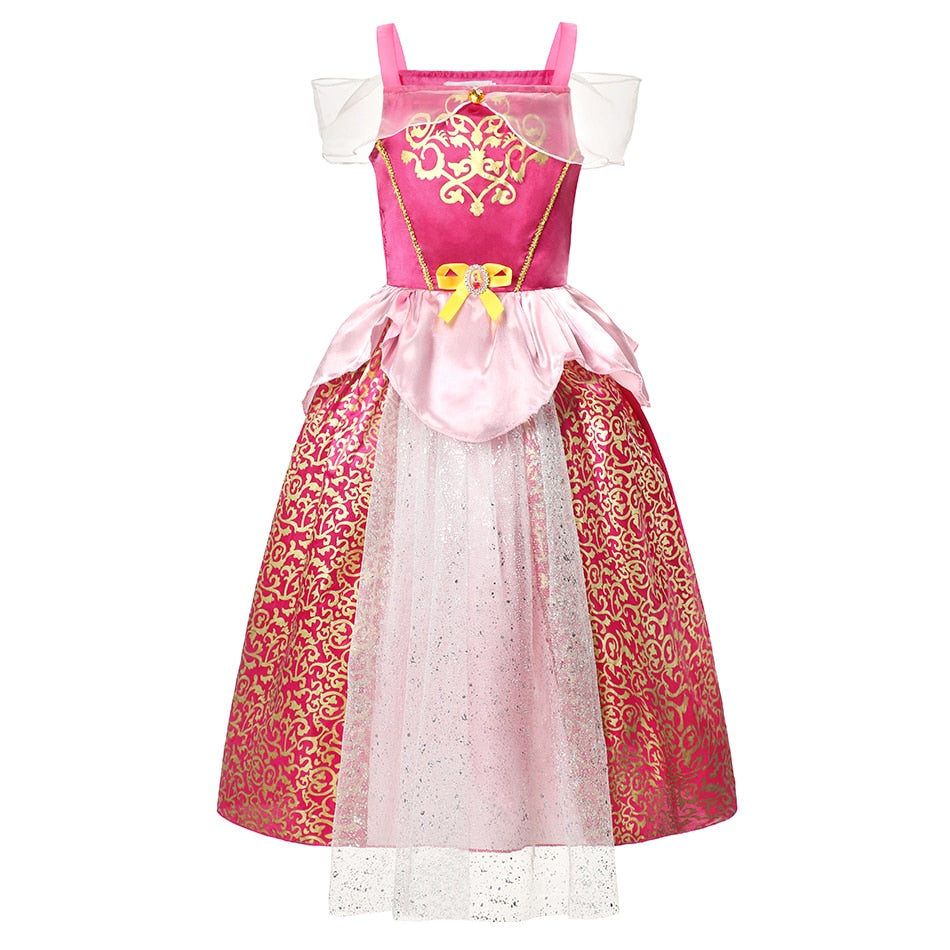 Fantasia Aurora Infantil Cosplay Standard 01