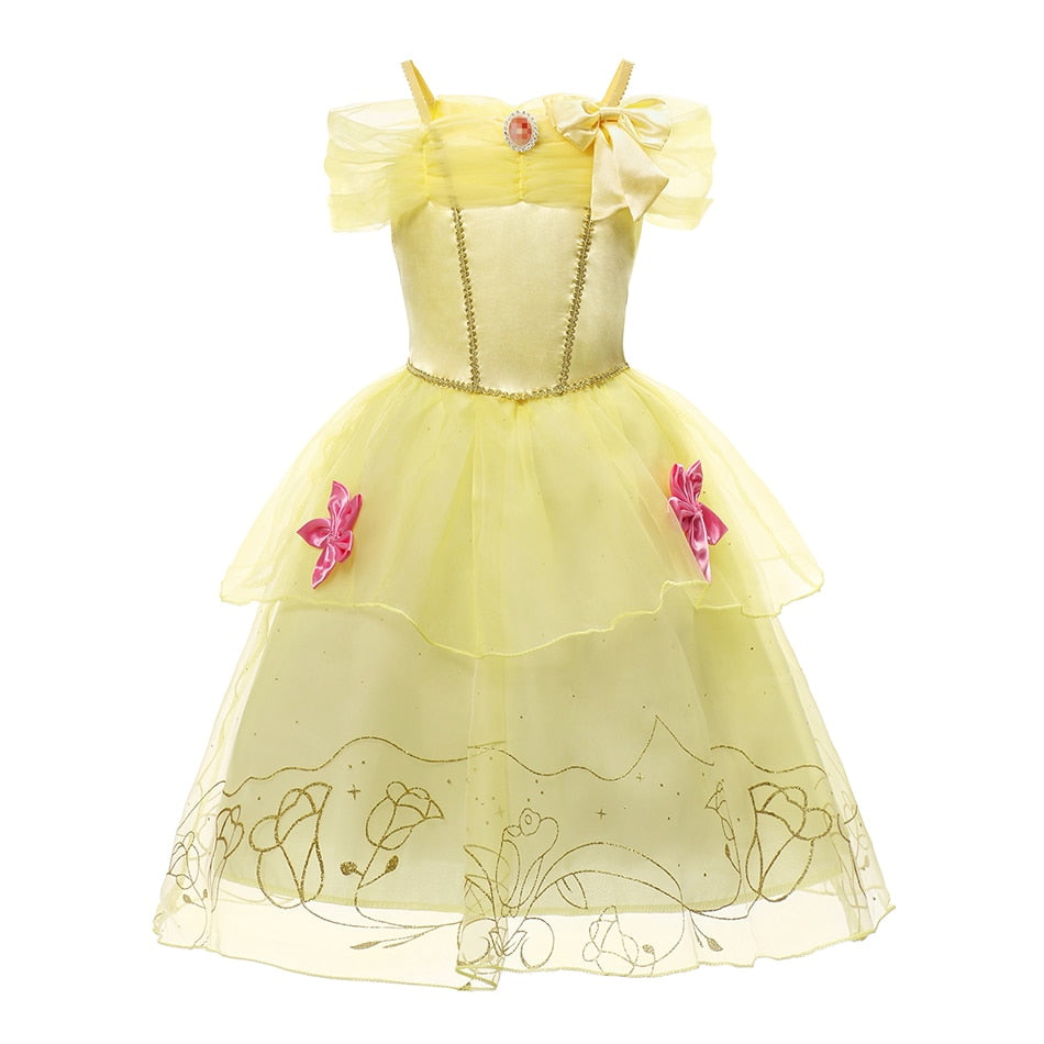 Fantasia Bela Infantil Cosplay Standard 01