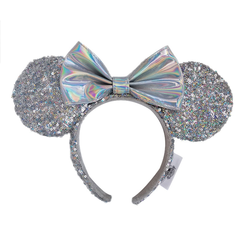 Tiara Minnie Luxo Prata Disney