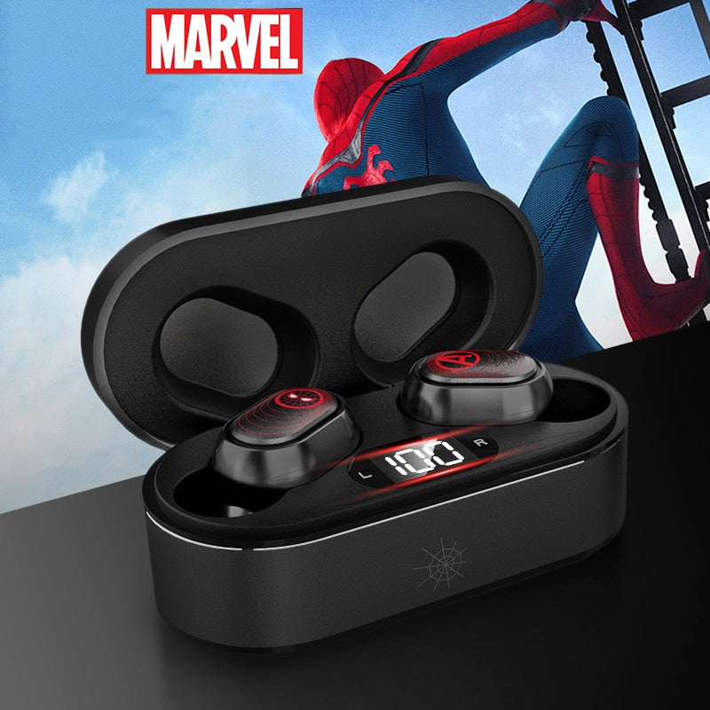 Fones de Ouvido Avengers Marvel TWS Bluetooth 5.0 Sem Fios