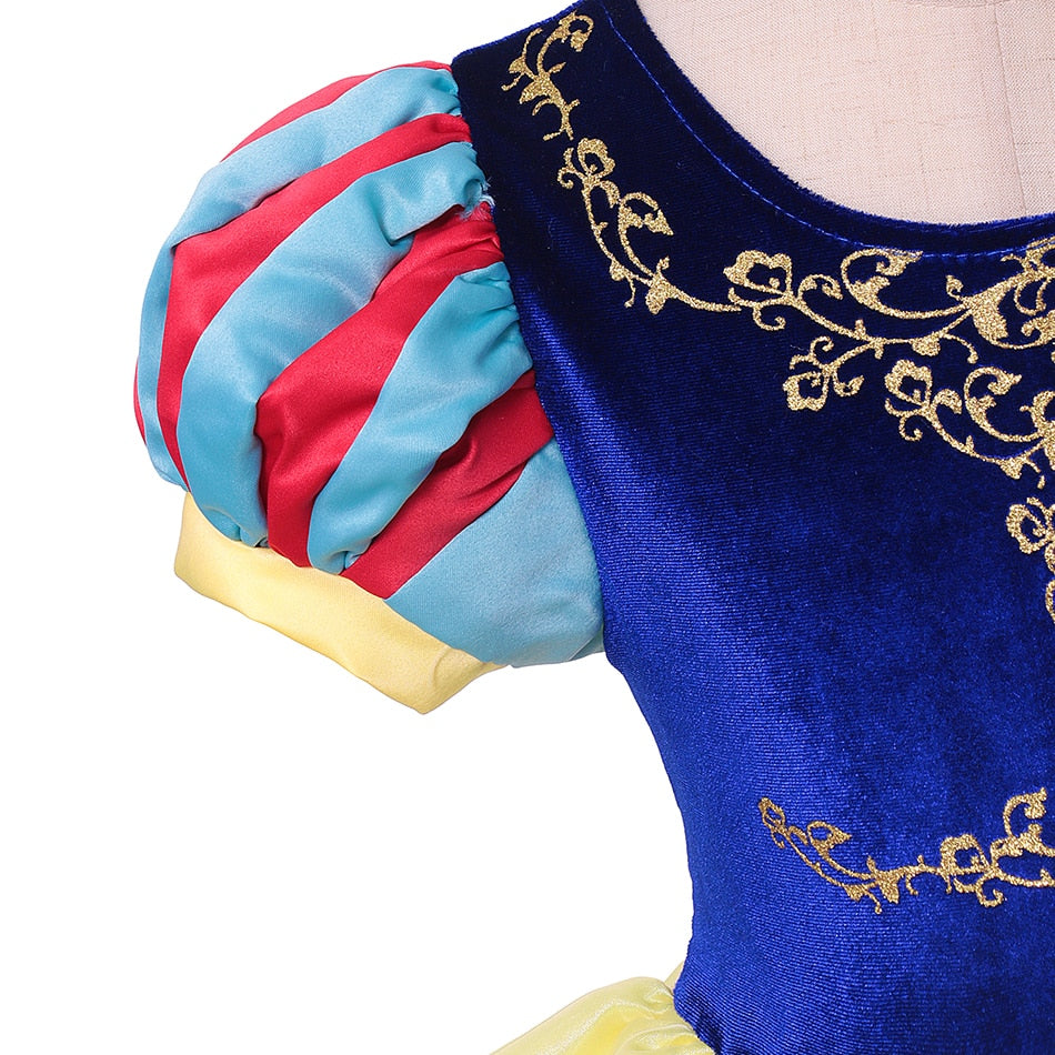 Fantasia Infantil Branca de Neve Premium Cosplay