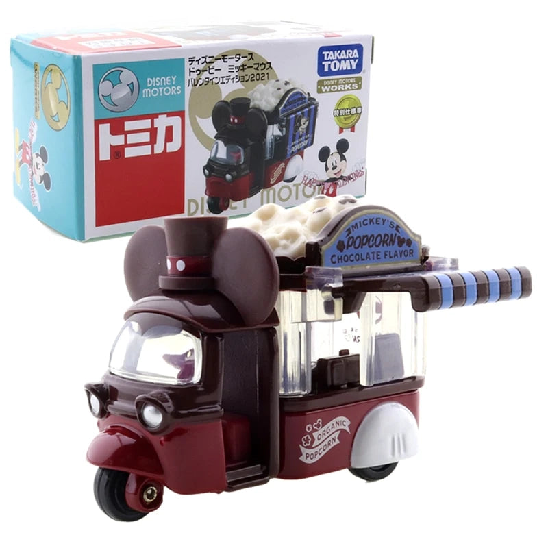 Carrito de palomitas de maíz de Mickey Disney Motors Takara Tomy Collectibles