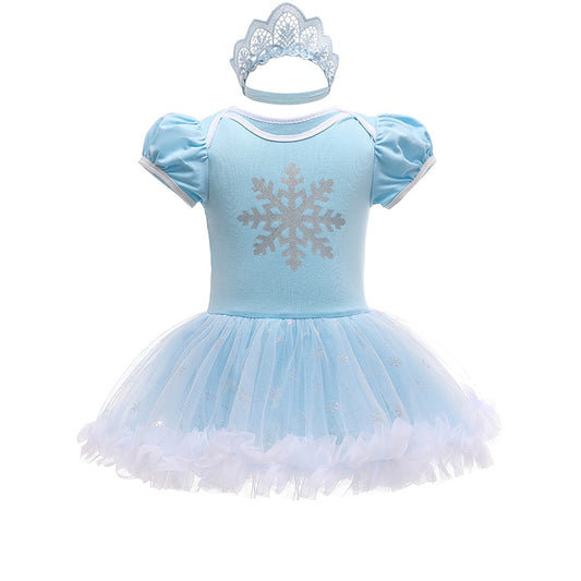 Fantasia Elsa Frozen Bebê Cosplay