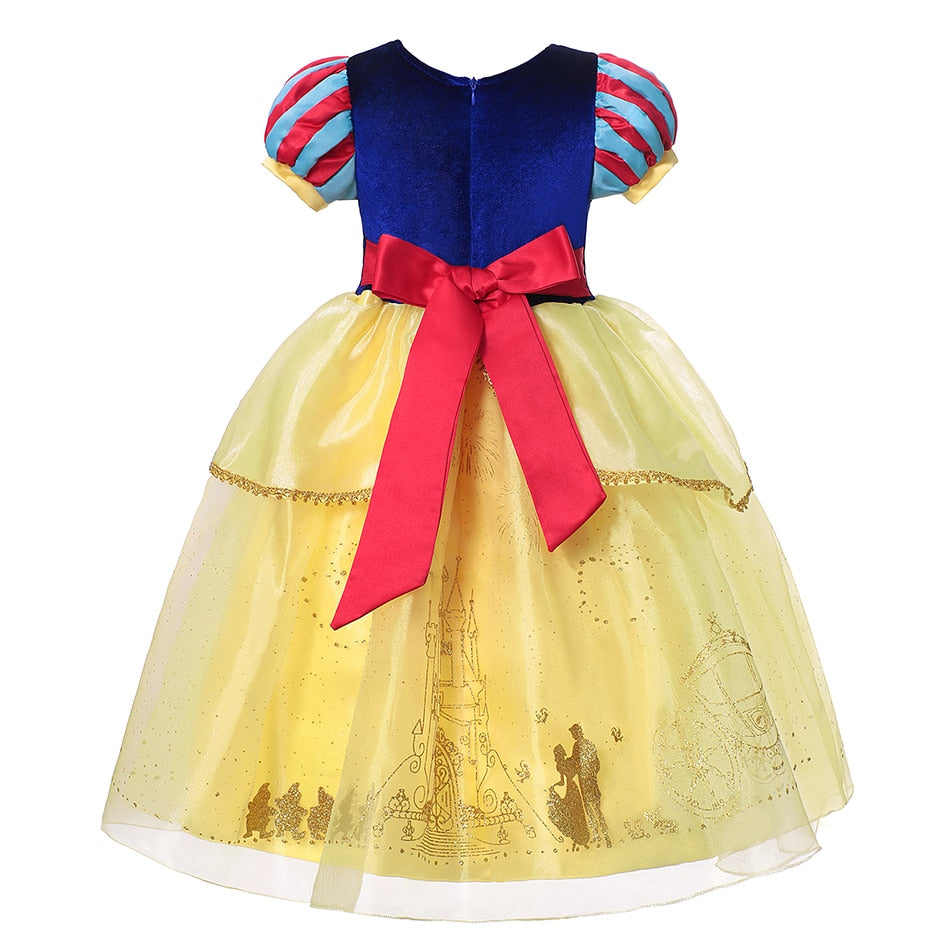 Fantasia Infantil Branca de Neve Premium Cosplay