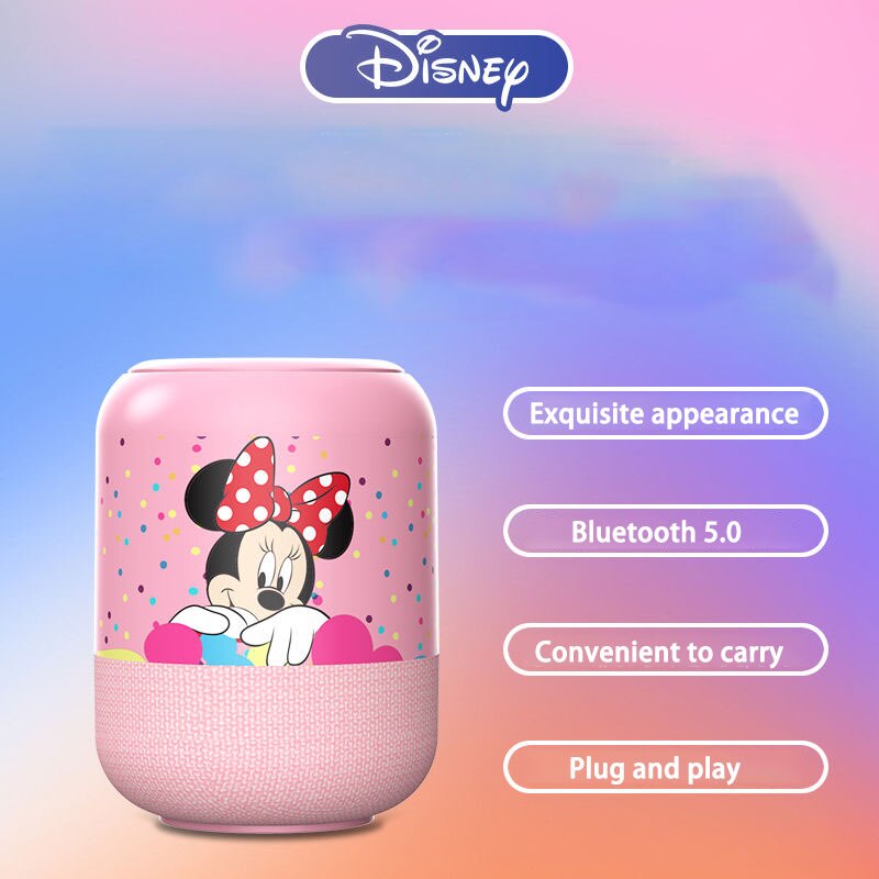 Mini Speaker Bluetooth Mickey, Minnie e Donald Disney
