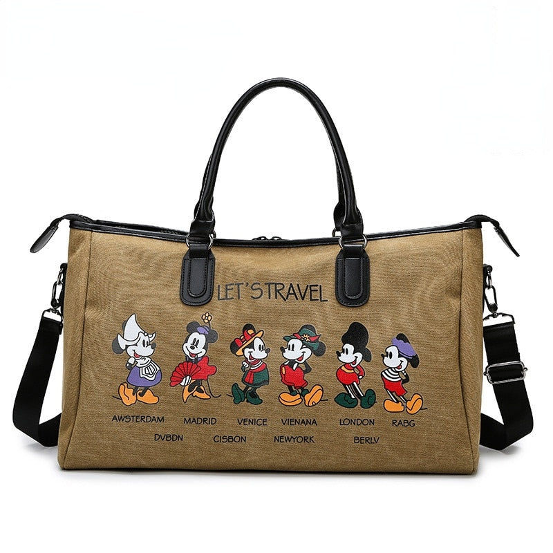 Bolsa de Viagem Let´s Travel Mickey Tam G