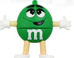 Pen Drive M&M USB 2.0 Flash Drive 4GB 8GB 16GB 32GB 64GB 128G 256GB