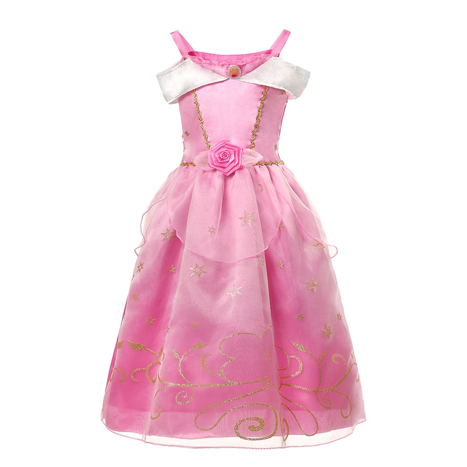 Fantasia Aurora Infantil Cosplay Standard 02