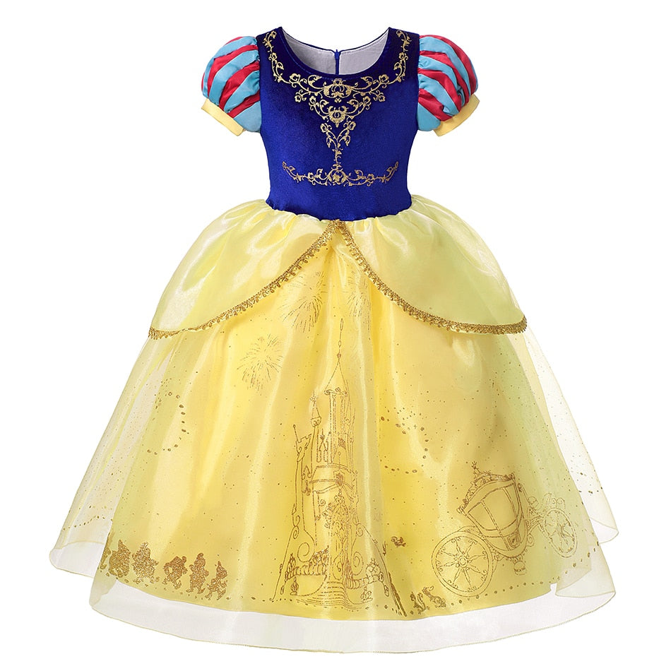 Fantasia Infantil Branca de Neve Premium Cosplay