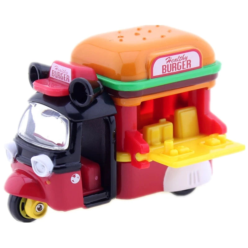 Mickey Disney Motors Takara Tomy Hamburger Cart Coleccionables