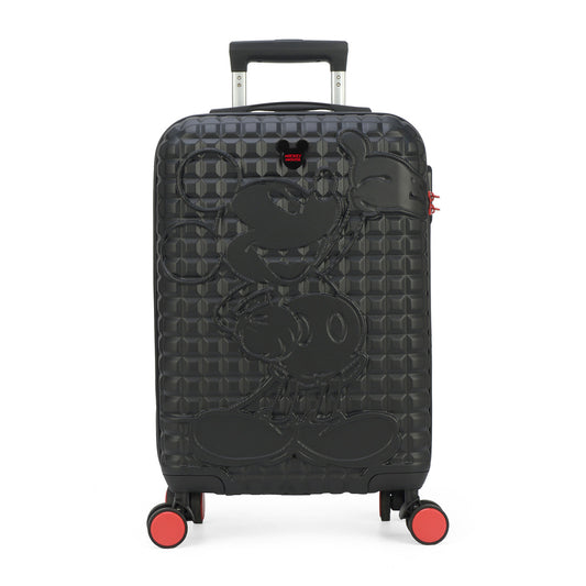 Mala de Viagem Mickey Bordo Relevo Preto