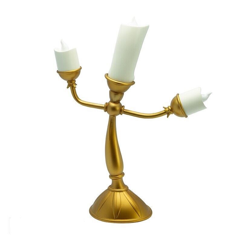 Candelabro com Led Bela e a Fera 32cm