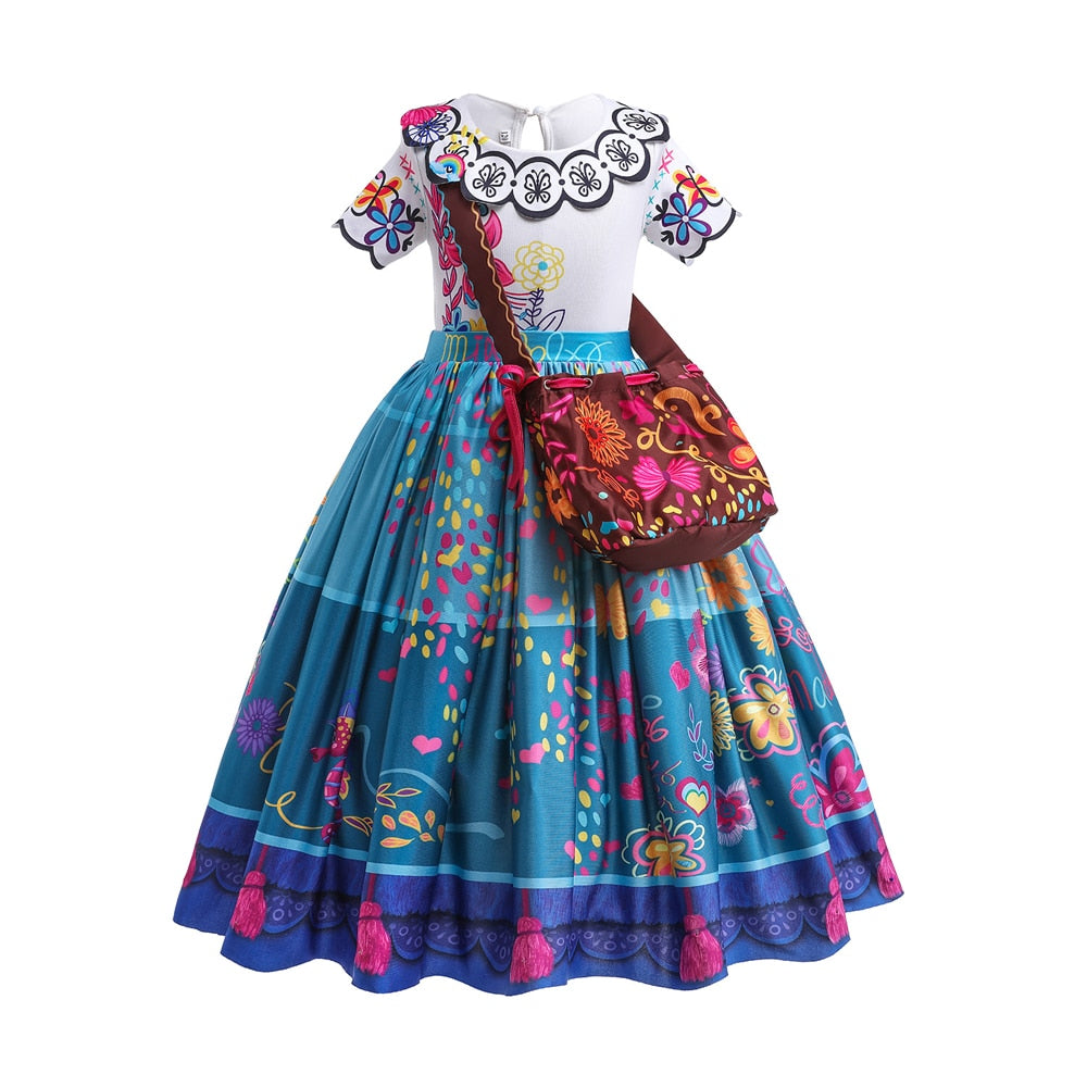 Fantasia Infantil Mirabel Encanto Cosplay