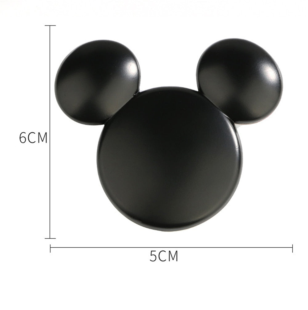 Adesivo Carro Mickey Orelhas 3D Preto Decorativo