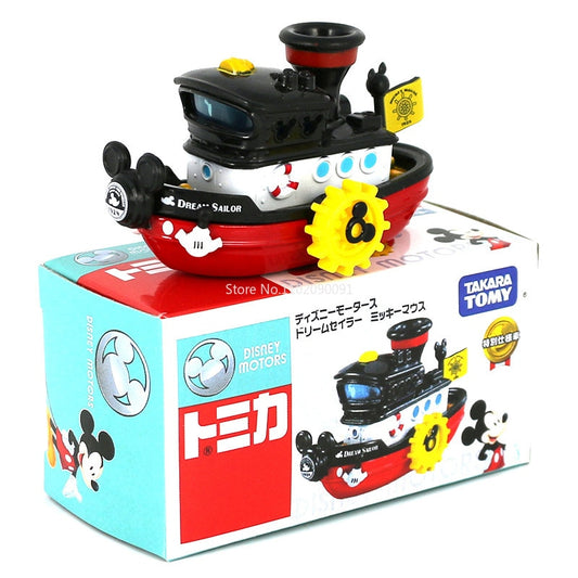 Barco Mickey e Donald Disney Motors Takara Tomy Colecionáveis