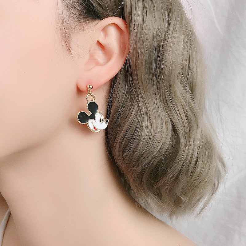 Mickey Head and Hand Earrings