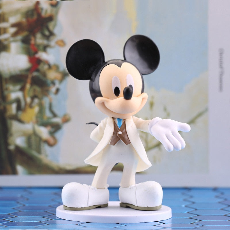 Topo de Bolo Mickey e Minnie Noivos Brancos Casamento Disney