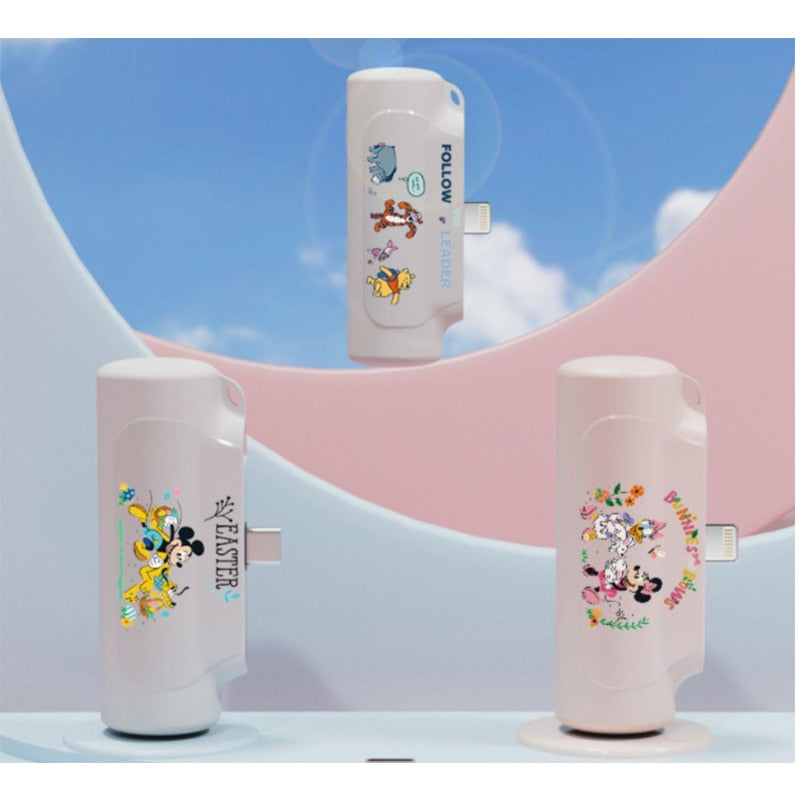 Power Bank Portable Charger 5000mah Mickey and Friends Disney