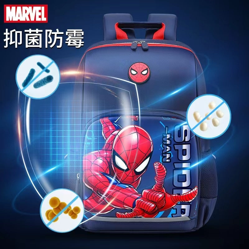 Mochila Escolar Infantil Ergonômica Costas Avengers Super Luxo Marvel