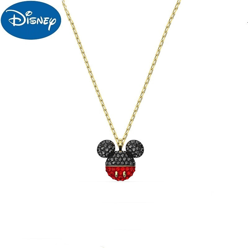 Colar Mickey Minnie Cristal Disney