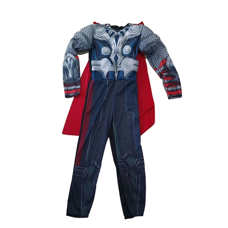 Fantasia Thor Infantil 3D Muscle Cosplay