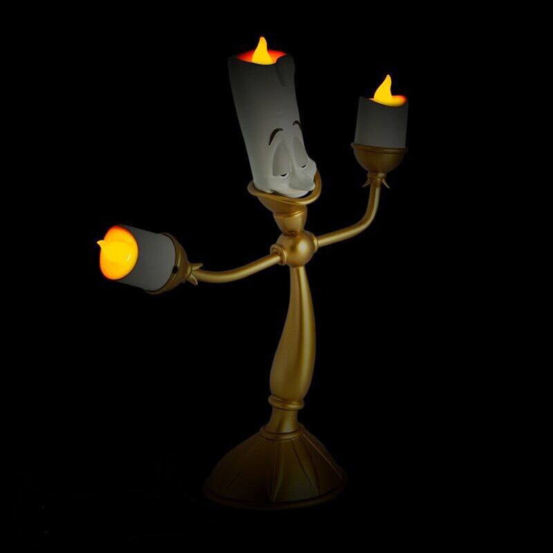 Candelabro com Led Bela e a Fera 32cm