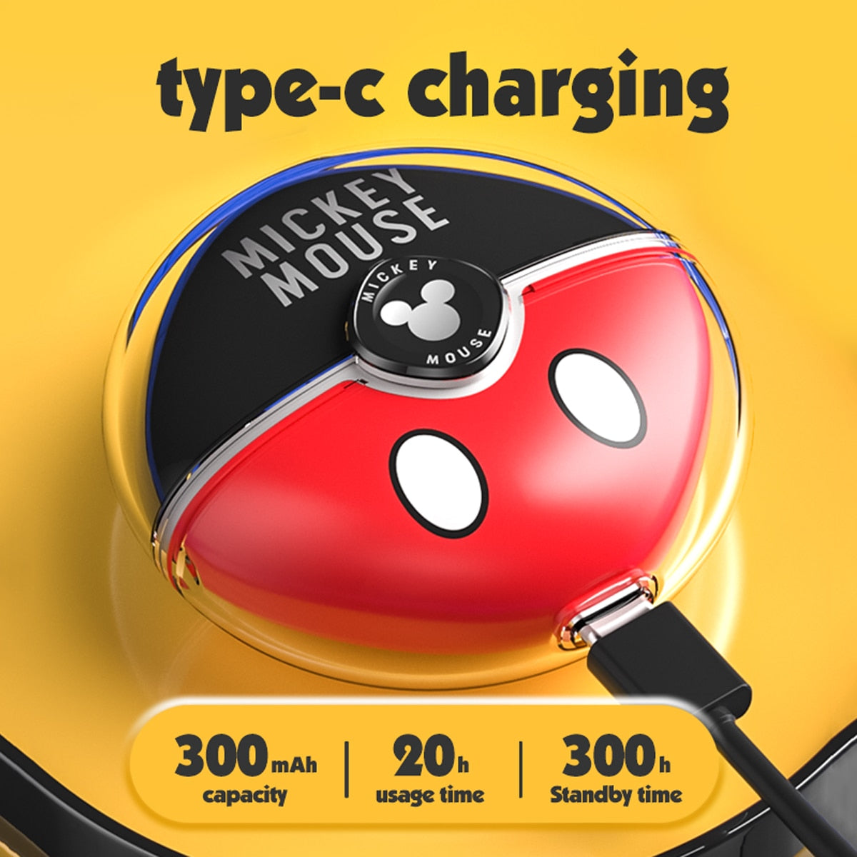 Disney Wireless Bluetooth TWS Mickey Headphones