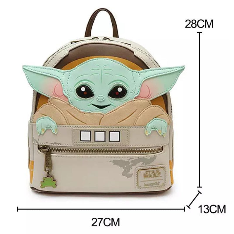 Bolsa Mochila de Costas Baby Yoda Loungefly Original Star Wars Disney