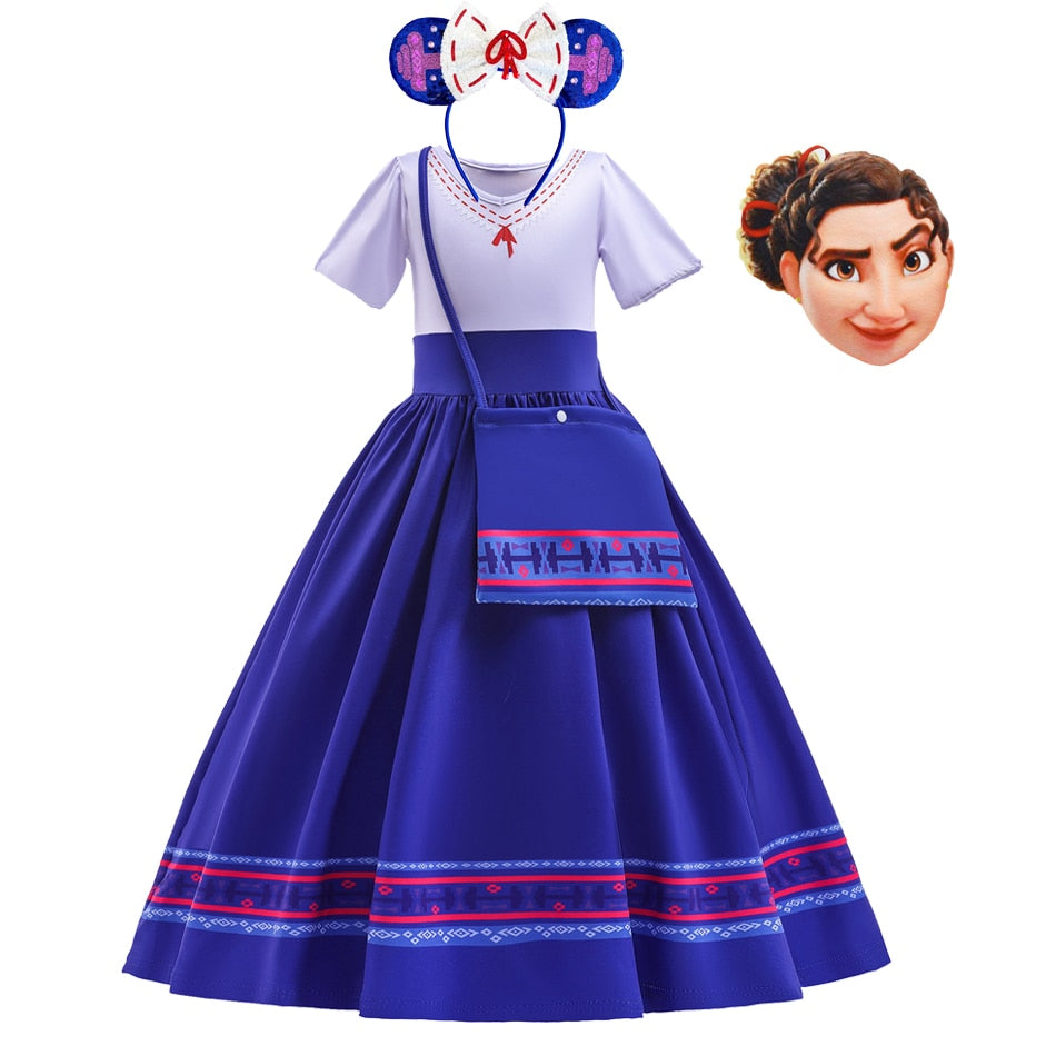 Fantasia Infantil Luisa Cosplay Charm