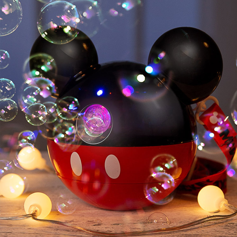 Mickey y Minnie Ball Shape Light Music Disney Máquina de pompas de jabón