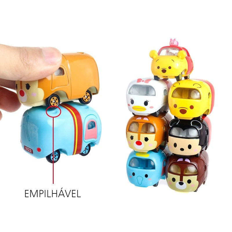 Mini Carros Tsum Tsum Takara Tomy Disney Motors Star Wars Marvel Colecionáveis