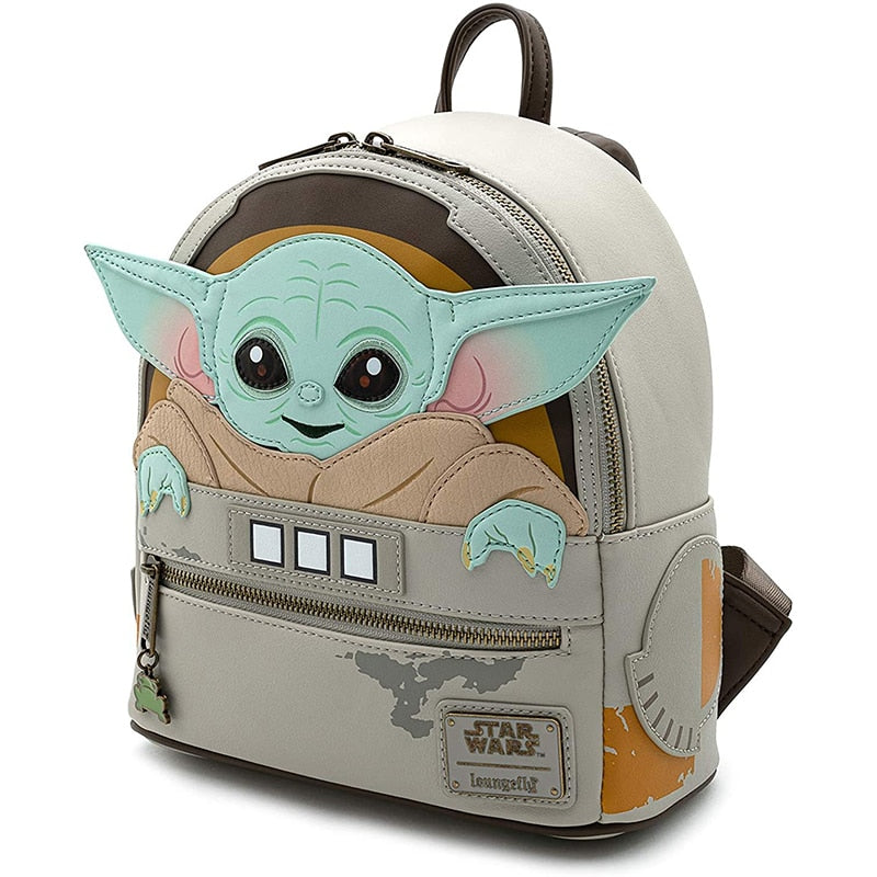 Bolsa Mochila de Costas Baby Yoda Loungefly Original Star Wars Disney