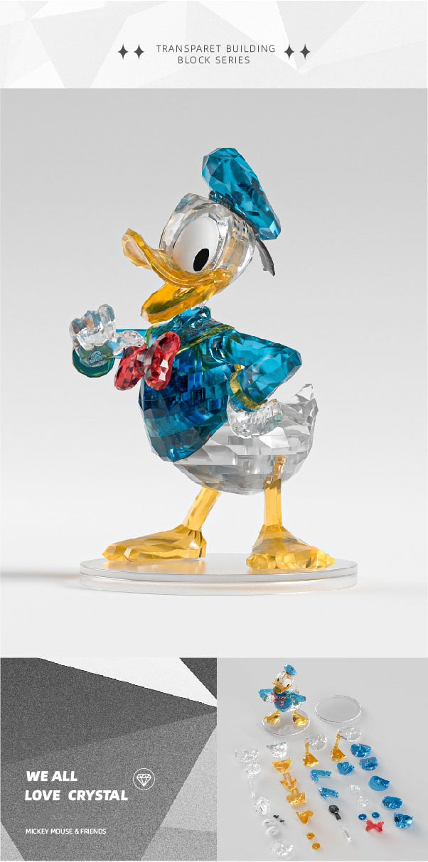 Donald Crystal Blocks Quebra-Cabeça 3D Disney