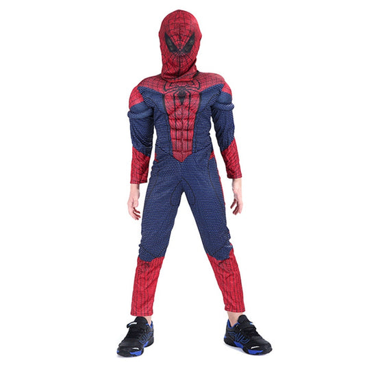 Fantasia Homem Aranha Infantil 3D Muscle Cosplay - Style 02