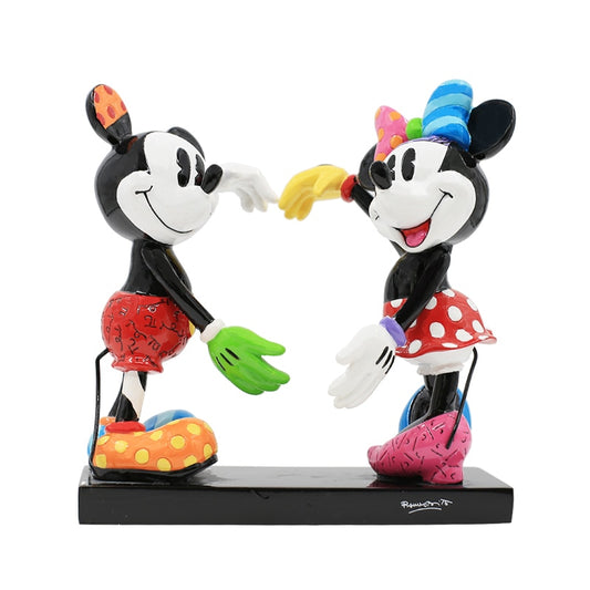Estátua Heart Mickey e Minnie Romero Britto Disney