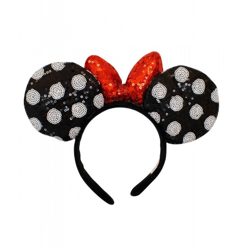 Tiara Minnie Lantejoulas Poás