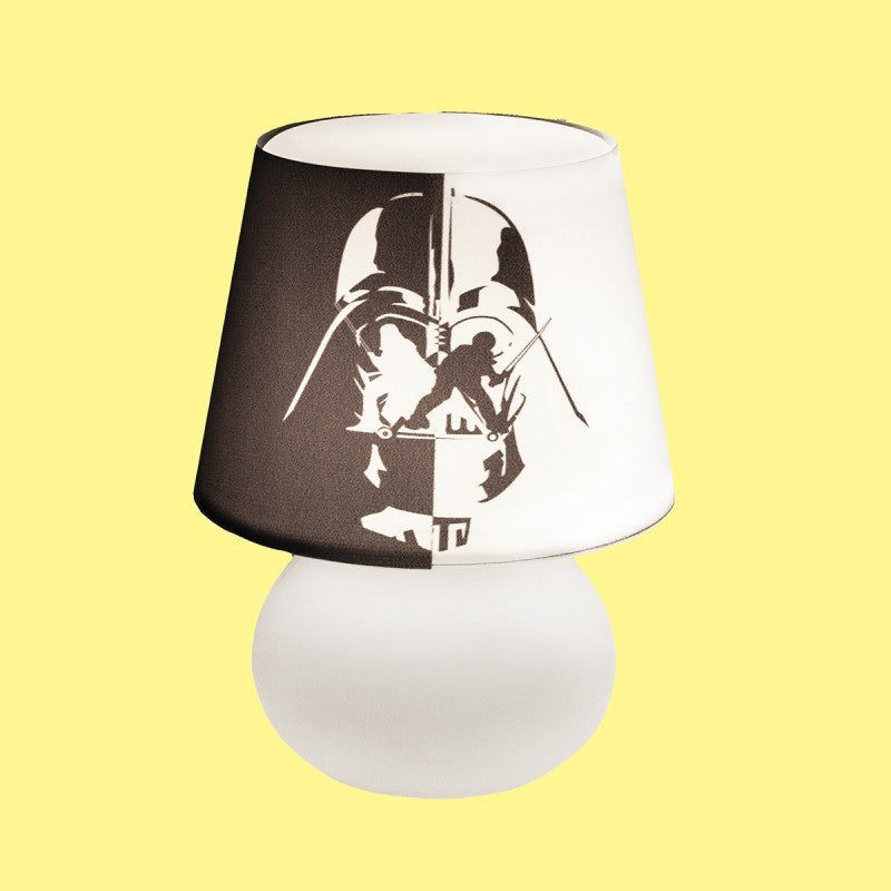 Abajur Luminária de Mesa Micro Lampe Star Wars Darth Vader Dual Disney