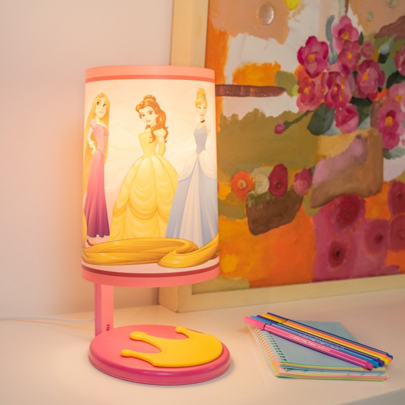 Abajur Luminária de Mesa Princesas Pop