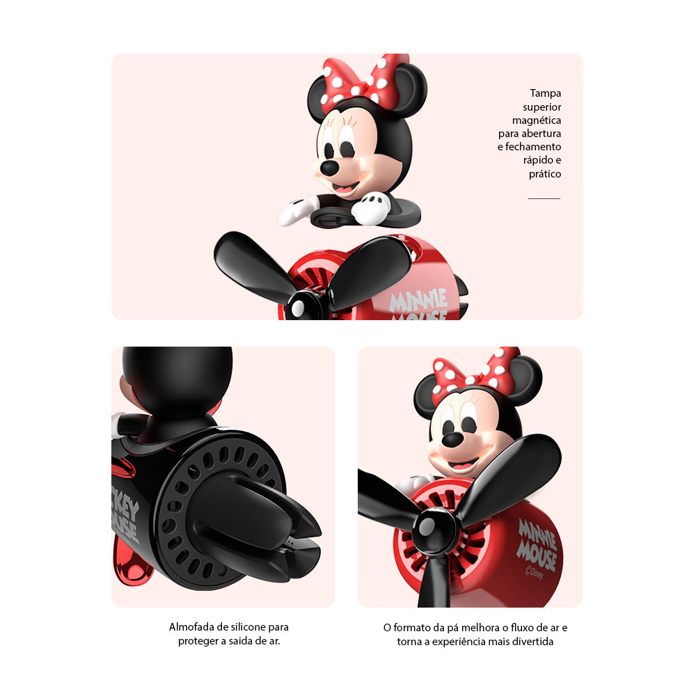 Aromatizador para Carro Mickey e Minnie Disney