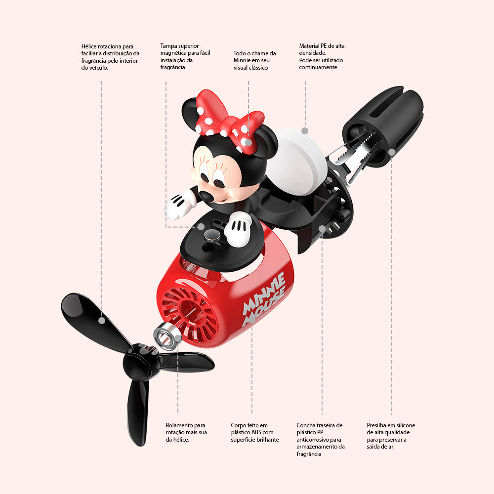 Aromatizador para Carro Mickey e Minnie Disney