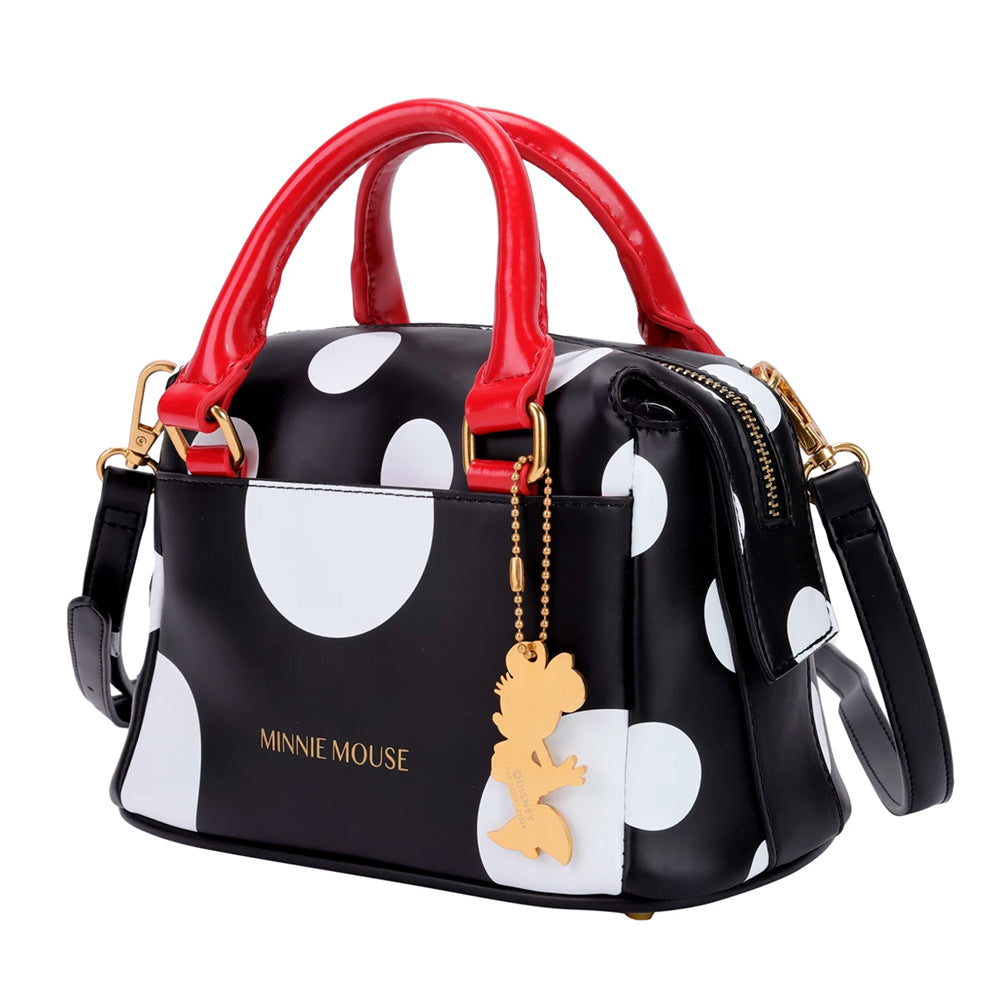 Bolsa Baú Minnie Poás Boston Retro Oficial Disney