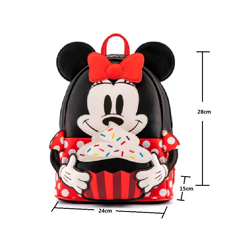 Bolsa Mochila de Costas Minnie Cupcake Loungefly Original Disney